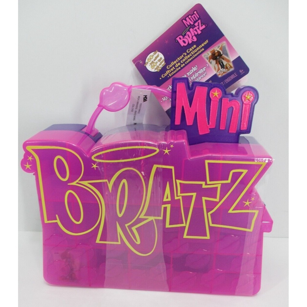 Mini Bratz Collectors Case With Exclusive Collectible Figure Holds 60+ Minis